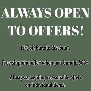 Always Open to Offers